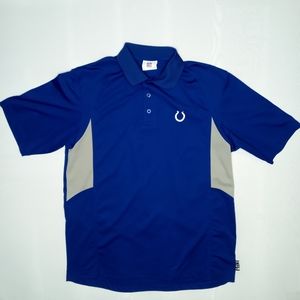 Vintage NFL Indianapolis Colts Short Sleeve Polo Shirt Men's Large